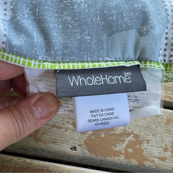 Whole Home Green & Blue Dinosaur Square Throw Pillow - Picture 5 of 6